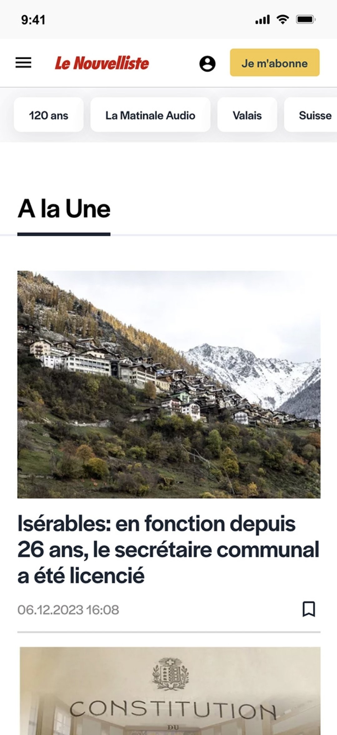 Le Nouvelliste mobile 1
